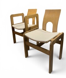 S 281 TH pair of a chair + armchair by Techforme