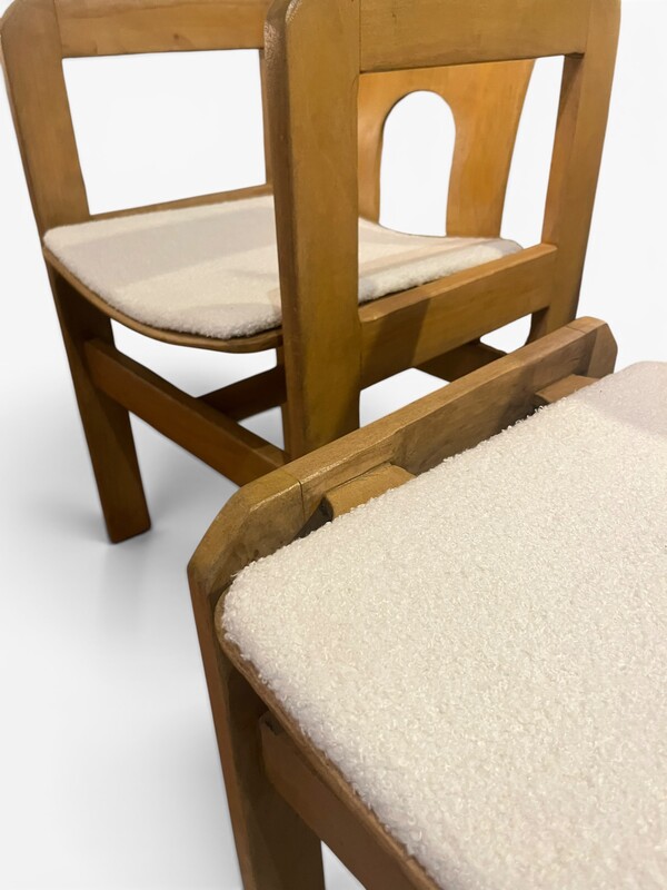 S 281 TH pair of a chair + armchair by Techforme