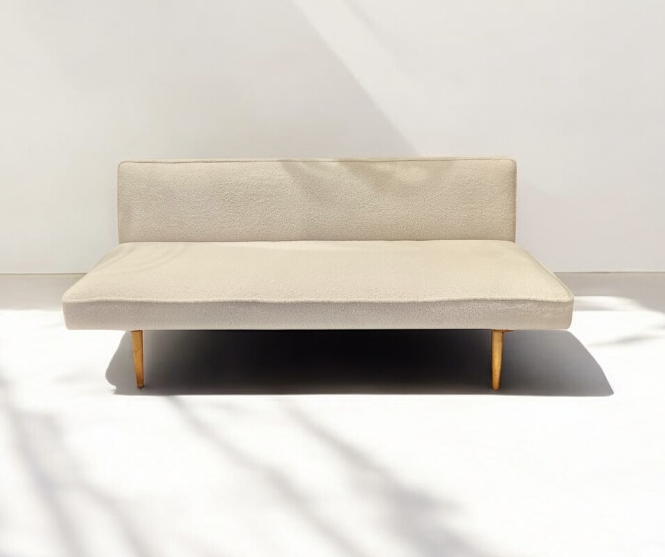S 282 AV White 2 seats sofa - bed 