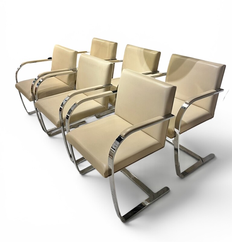 S 282 RD set of 6 Mies Van Der Rohe chairs 