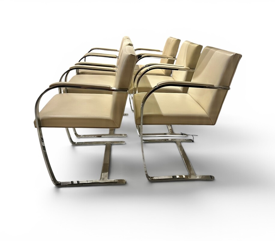 S 282 RD set of 6 Mies Van Der Rohe chairs 