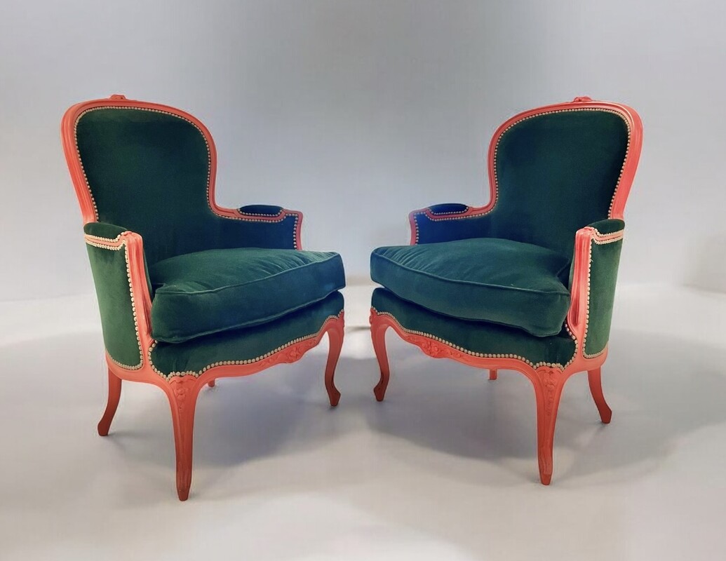 S 283 JFC pair of Louis XV armchairs 
