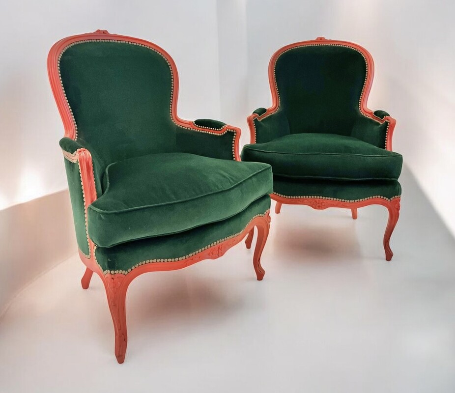 S 283 JFC pair of Louis XV armchairs 