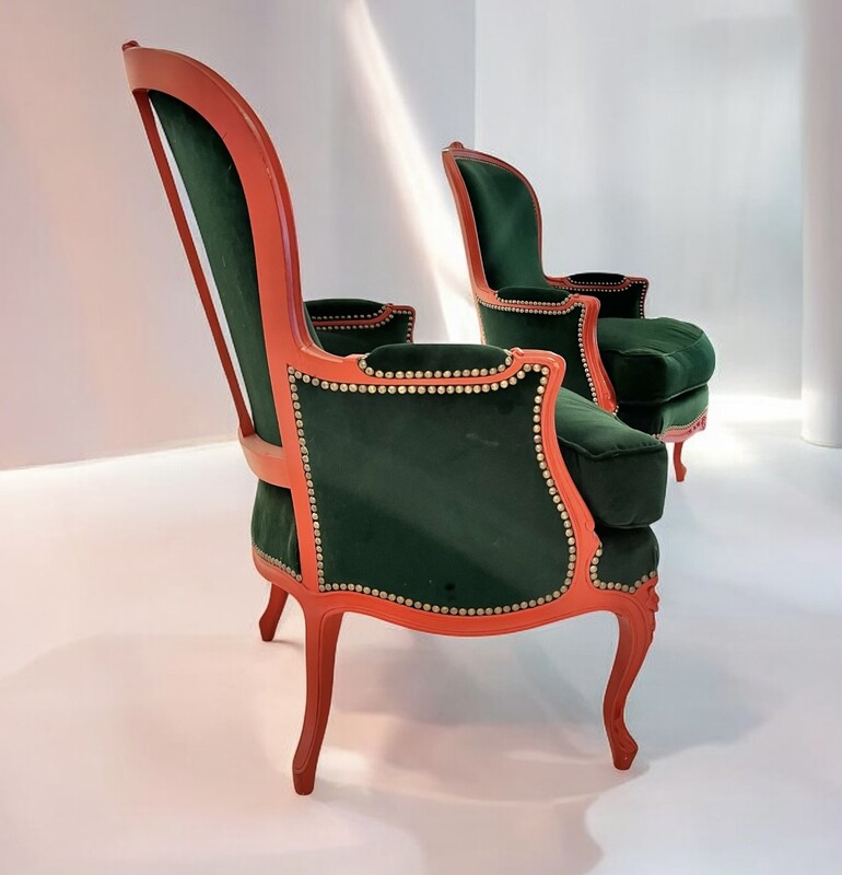 S 283 JFC pair of Louis XV armchairs 