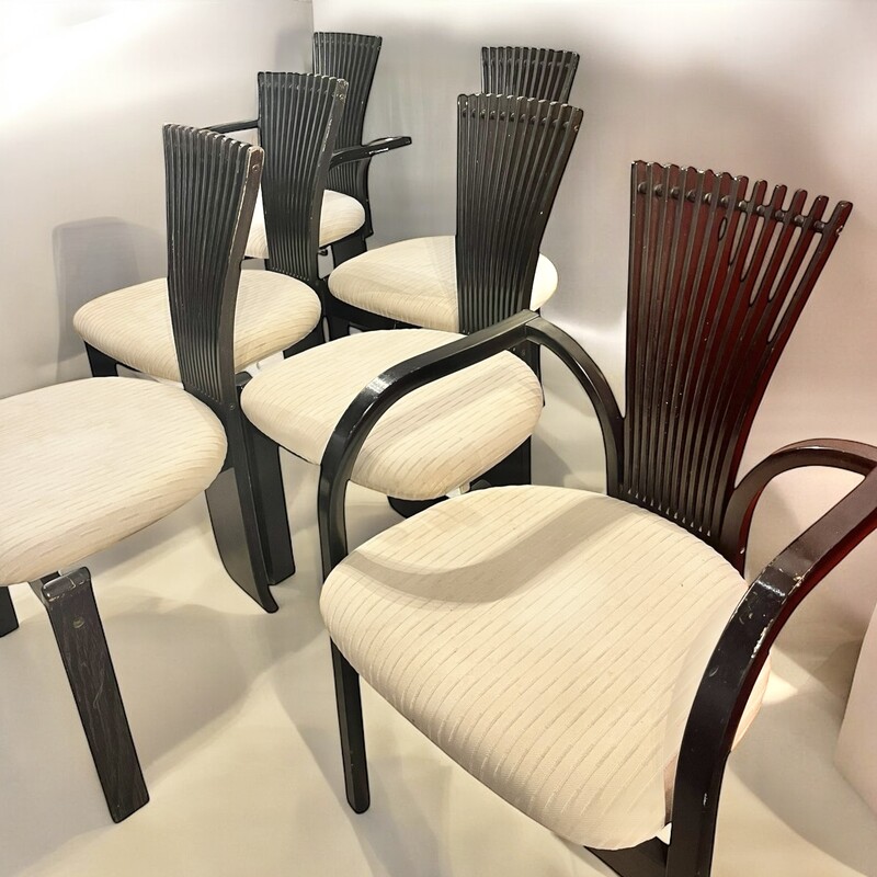 S 284 APO set of 4 chairs and 2 armchairs by Torstein Nilsen for Westnofa,