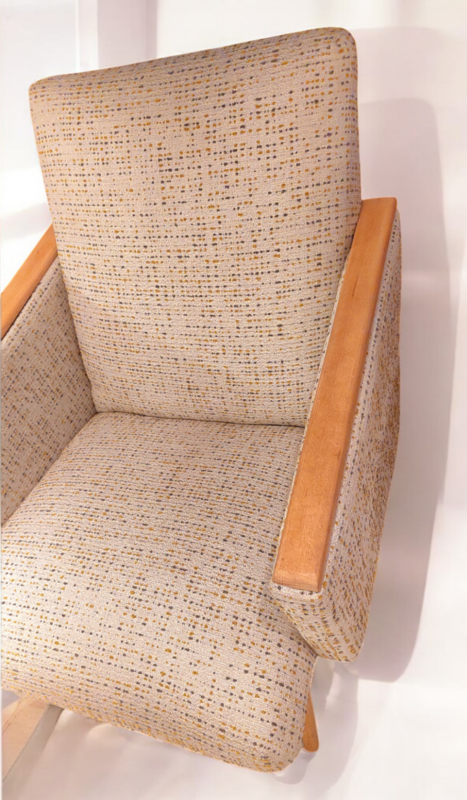 S 285 JC Pair vintage Jiroutek armchairs new upholstery 1950s