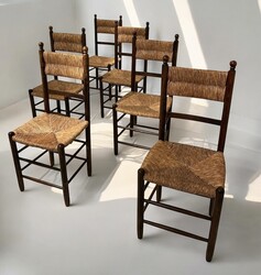 S 300 OB set of 6 rattan chairs 