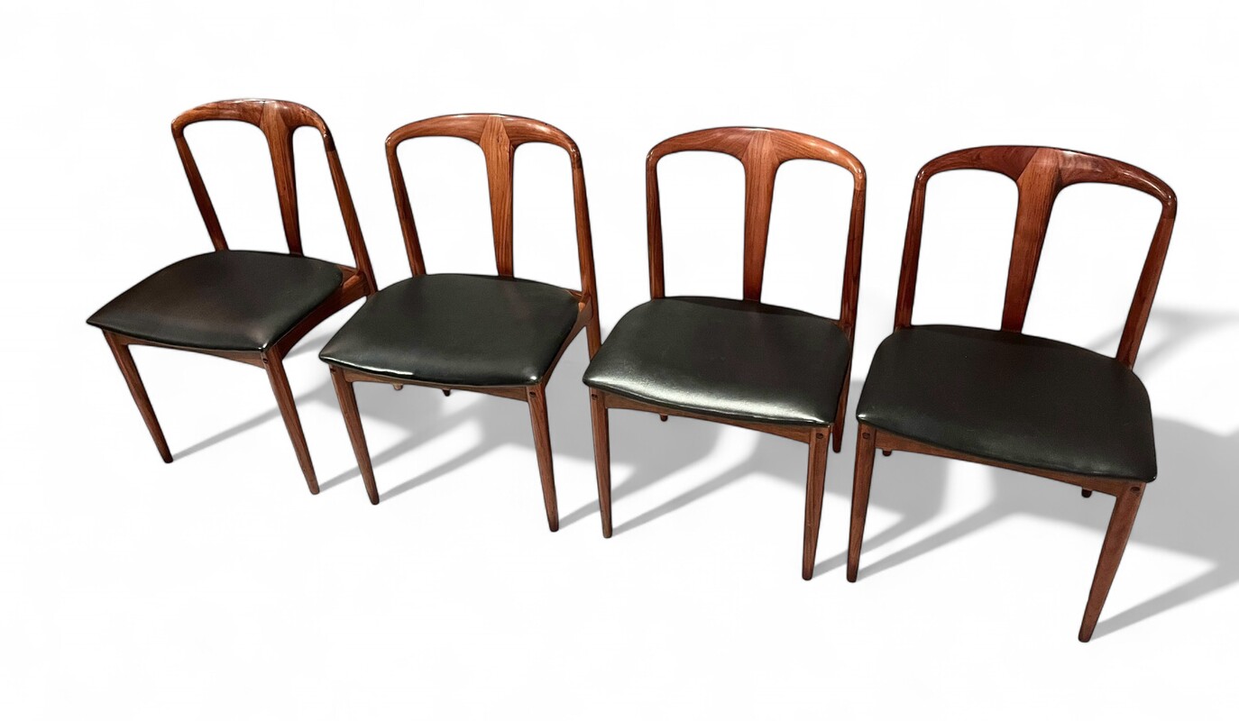 S 308 FL Juliane chairs by Johannes Andersen, Uldum Mobelfabrik, Denmark, 1960’s