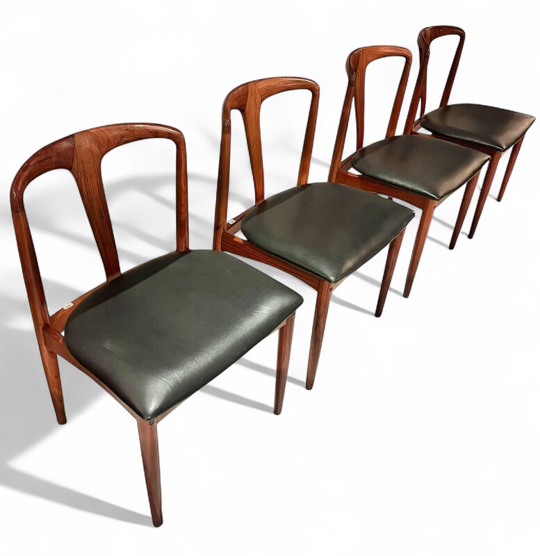 S 308 FL Juliane chairs by Johannes Andersen, Uldum Mobelfabrik, Denmark, 1960’s