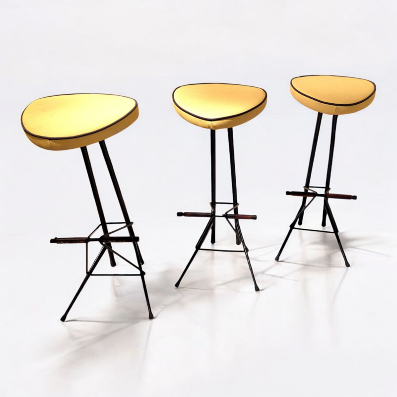 S 310 JC Set 3 bar stools by Willy Vander Meeren