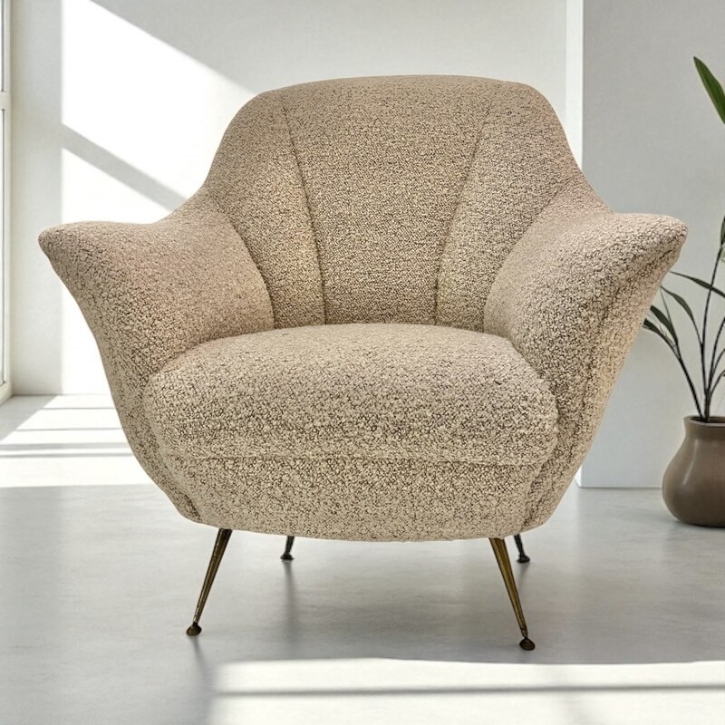 S 315 JD/RC restored armchair att. to Parisi, circa 1950 - 1960