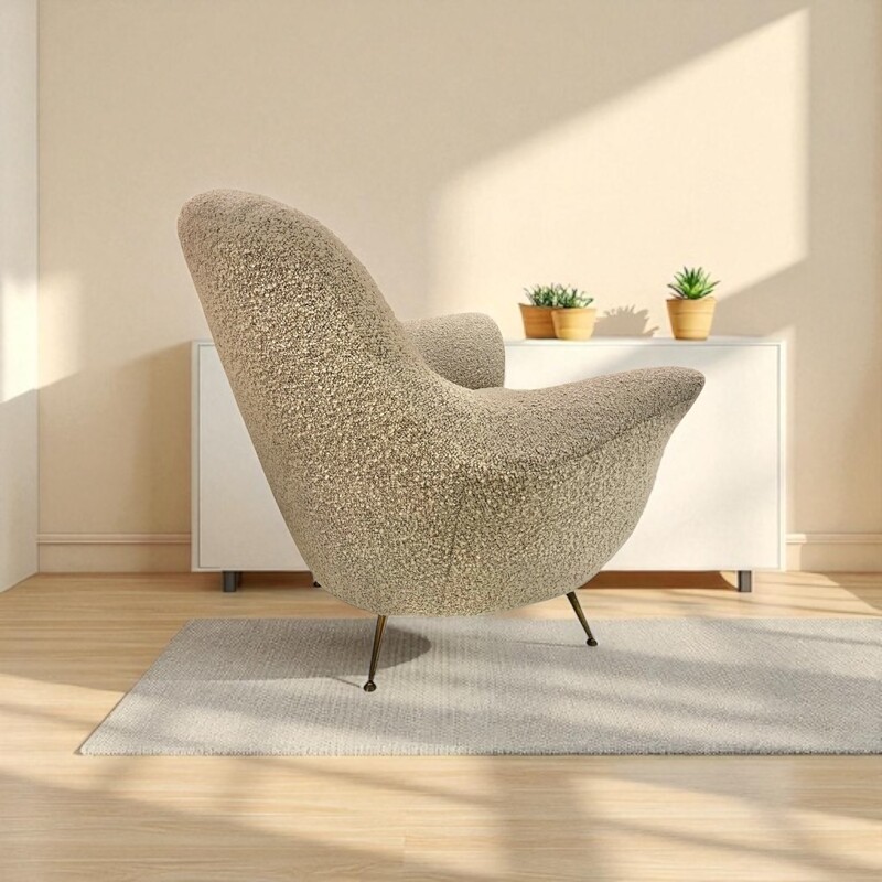 S 315 JD/RC restored armchair att. to Parisi, circa 1950 - 1960