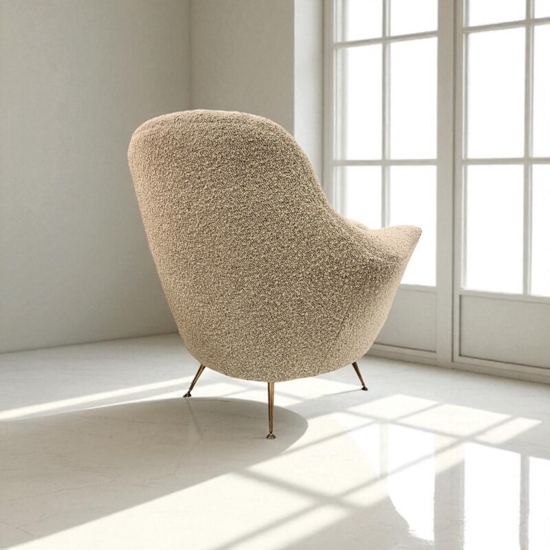 S 315 JD/RC restored armchair att. to Parisi, circa 1950 - 1960