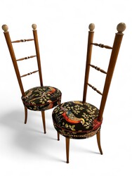 S 326 FL pair of Italian chairs, 1940’s