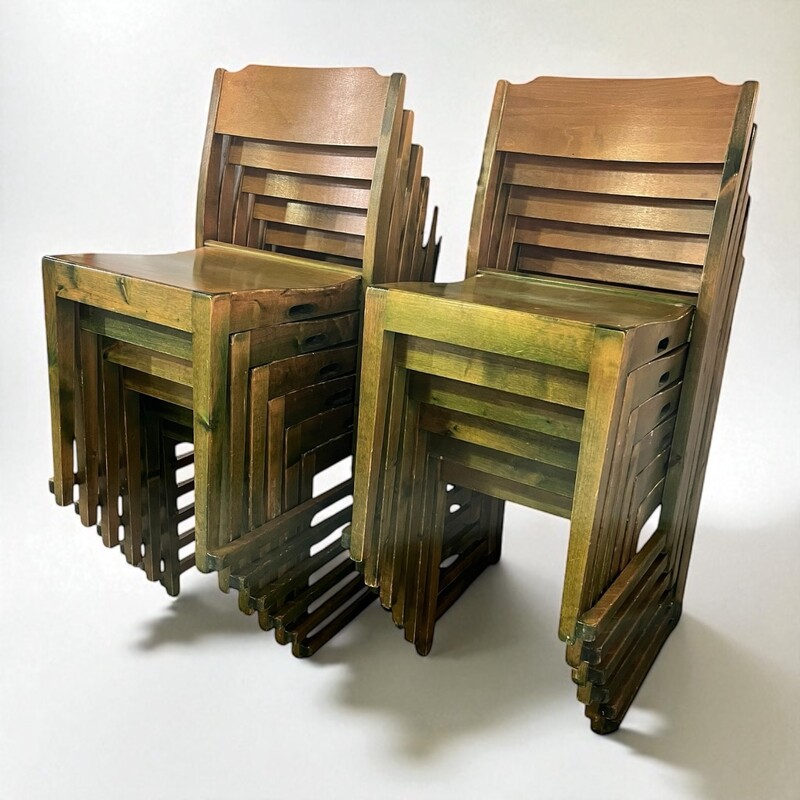 S 331 DAN stackable chairs by Sven Markelius, Sweden 
