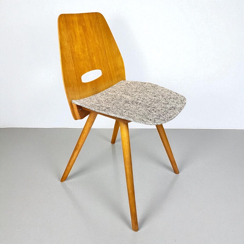 S 337 JD/RC set of 4 vintage chairs by Frantisek Jirak for Tatra, 1965