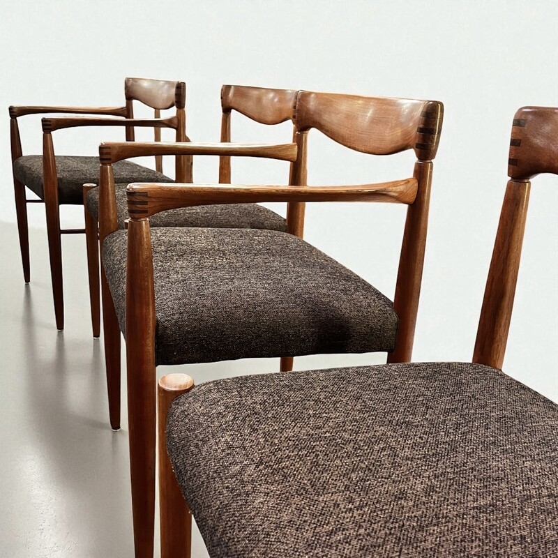 S 343 RP set of 2 chairs and 2 armchairs by Bramin 