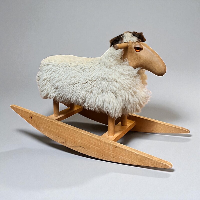S 346 CY vintage rocking sheep