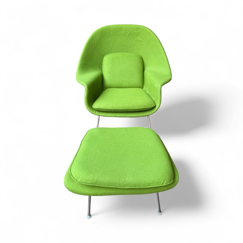 S 348 AG Womb Chair and ottoman 1st edition by E. Saarinen