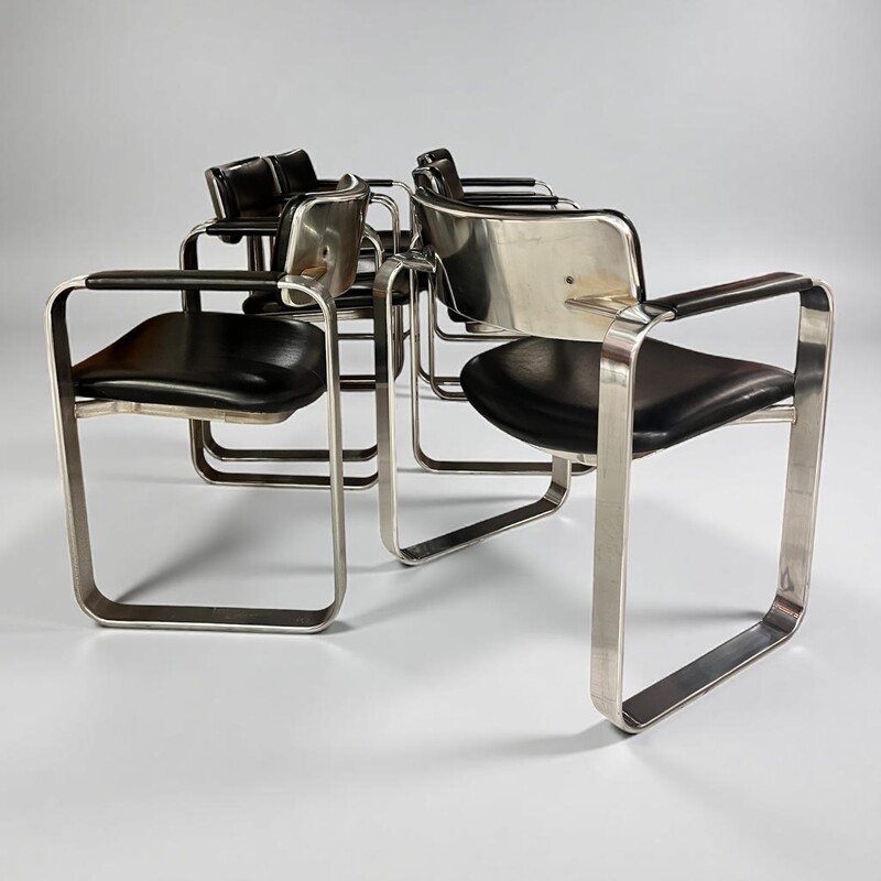 S 351 FL Silver chair by Eero Arnio, design 1968( 12 in stock )