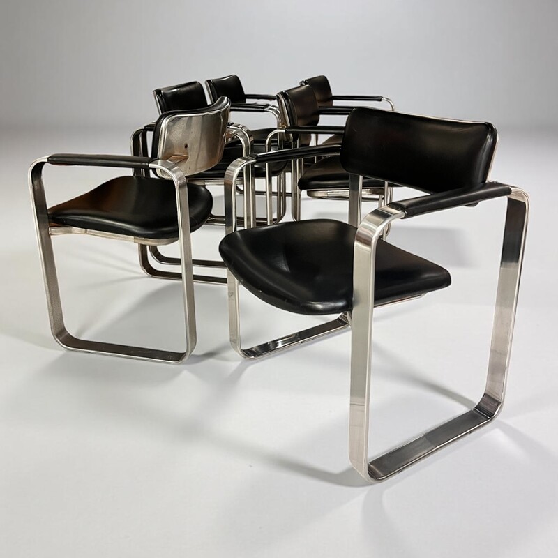 S 351 FL Silver chair by Eero Arnio, design 1968( 12 in stock )