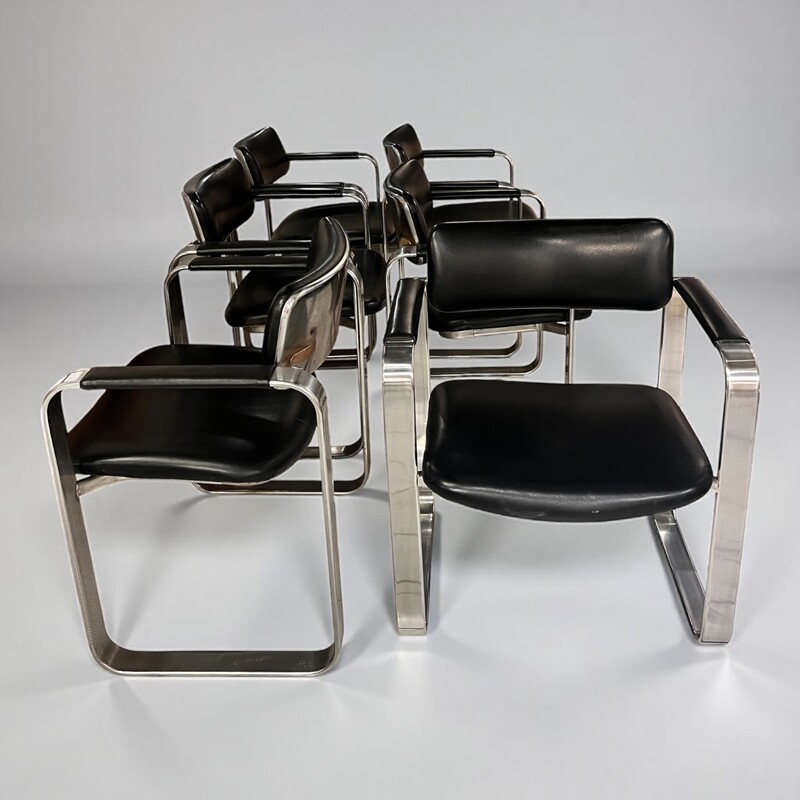 S 351 FL Silver chair by Eero Arnio, design 1968( 12 in stock )