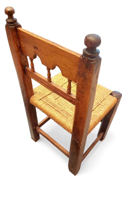 S 371 JC A rare set of 12 chairs in Swiss pine and walnut with fan-shaped decoration, origin: Queyras, France, 19th or late 18th century