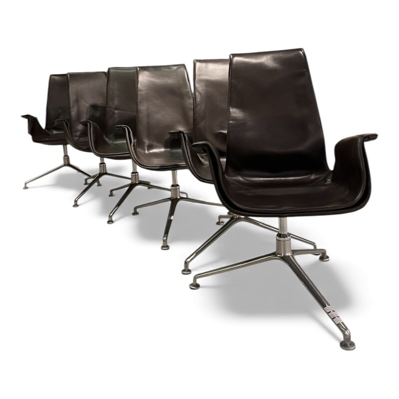 S 372 FL Walter Knoll leather armchairs, model FK679