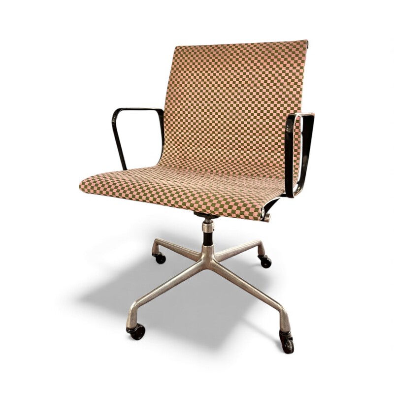 S 376 JB EA117 Aluminium Group office chair, Herman Miller 1960s Design Ray & Charles Eames NEW UPHOLSTERY IN 