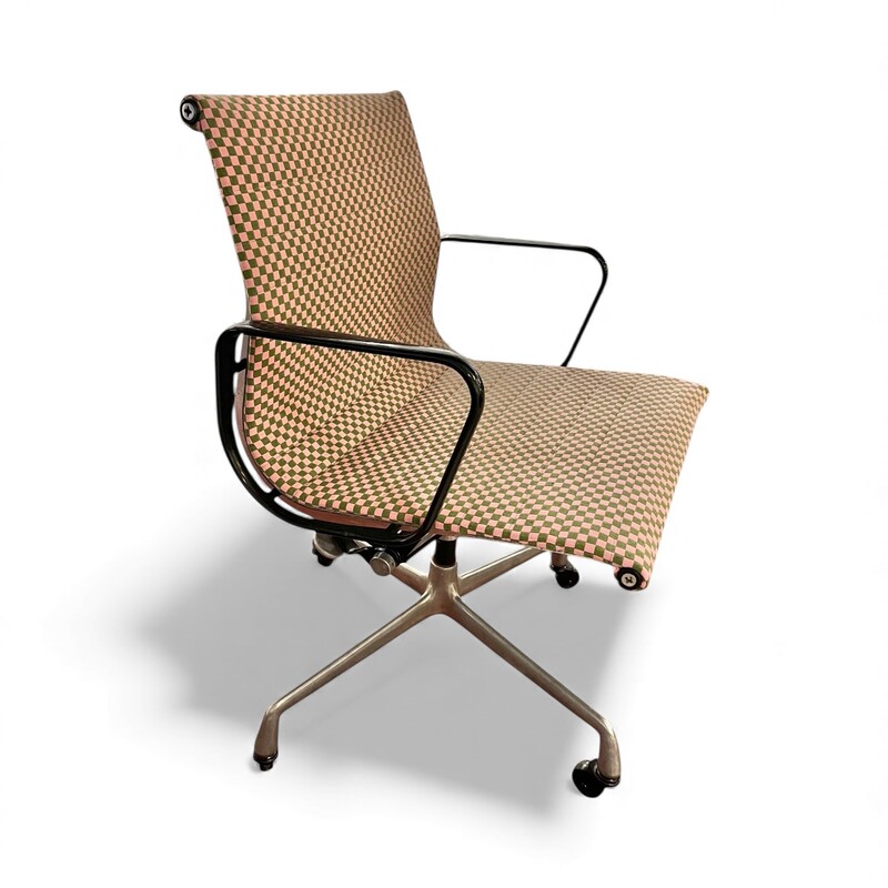 S 376 JB EA117 Aluminium Group office chair, Herman Miller 1960s Design Ray & Charles Eames NEW UPHOLSTERY IN 