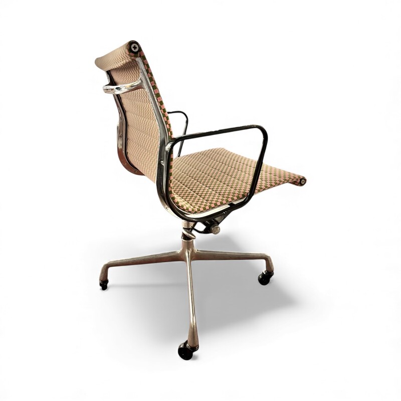 S 376 JB EA117 Aluminium Group office chair, Herman Miller 1960s Design Ray & Charles Eames NEW UPHOLSTERY IN 