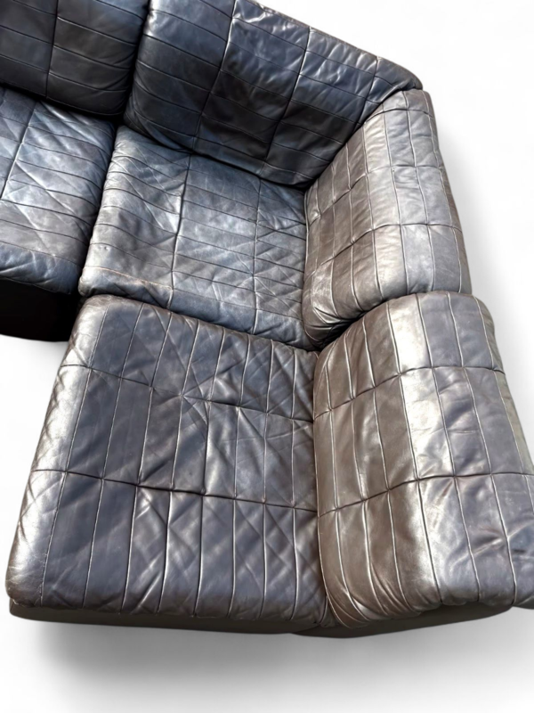 S 379 JC Leather modular sofa by Cor 1970s