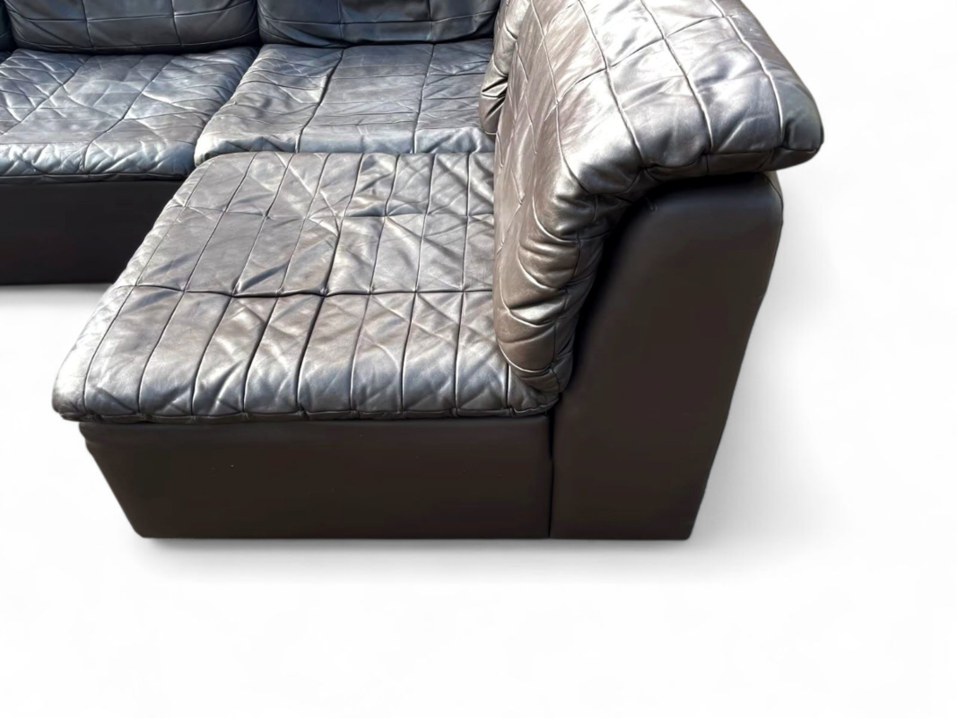 S 379 JC Leather modular sofa by Cor 1970s