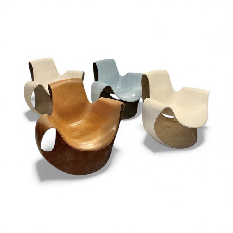 S 381 APO set of 4 « Albatros » seats by Danielle Quarante for Airborne 