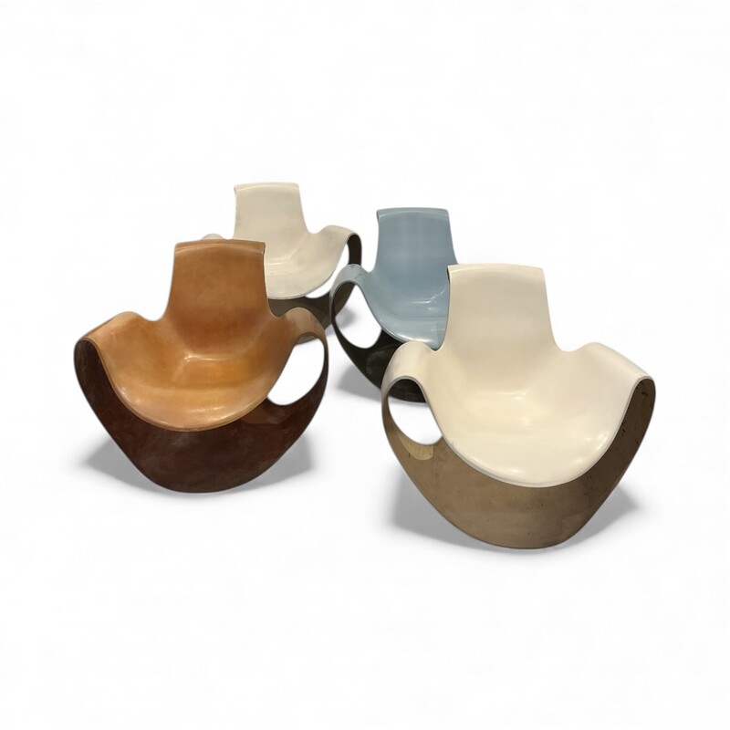 S 381 APO set of 4 « Albatros » seats by Danielle Quarante for Airborne 