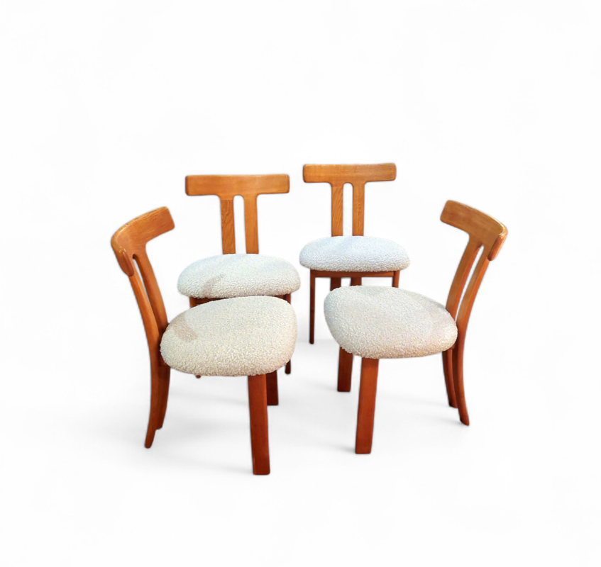 S 391 JC Set reupholstered T-Chairs 