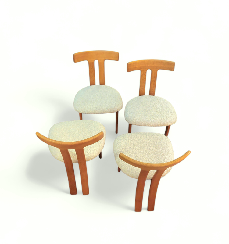 S 391 JC Set reupholstered T-Chairs 