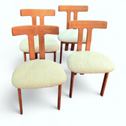 S 391 JC Set reupholstered T-Chairs 