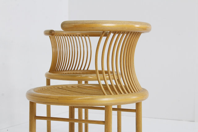 S 400 JD/RC Set of 4 Circo vintage dining room chairs by Herbert Ohl for Lubke