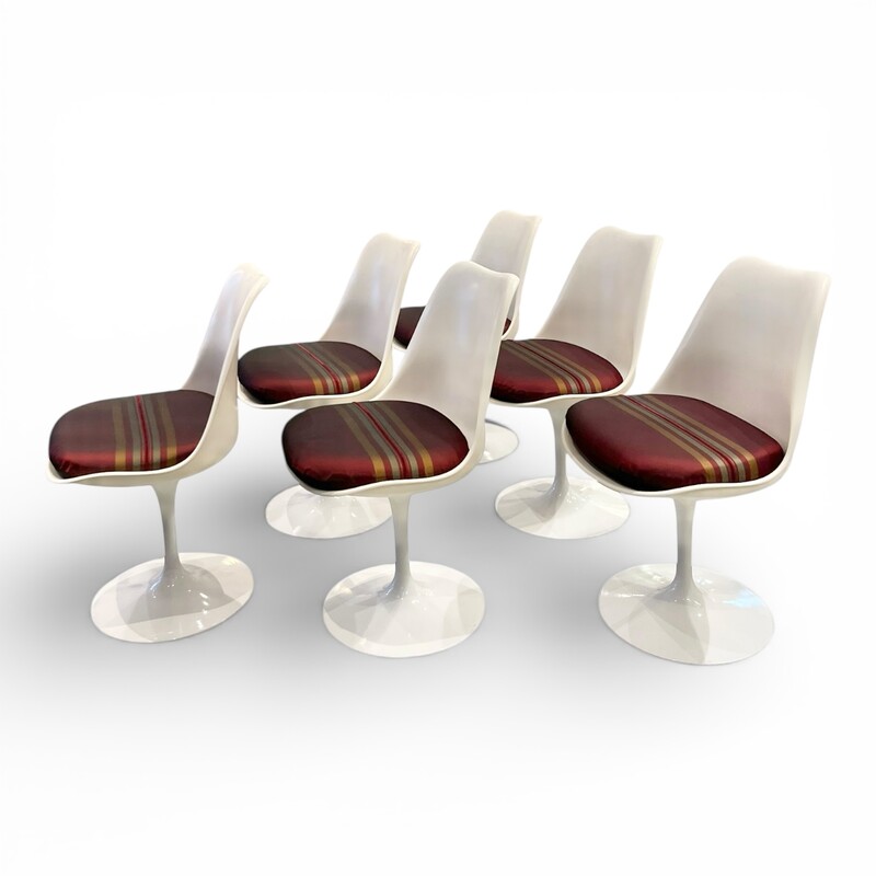 S 401 APO set of 6 tulip chairs by Eero Saarinen for Knoll