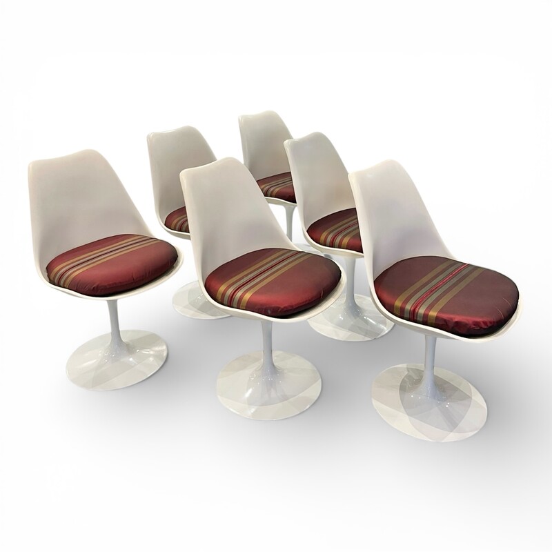 S 401 APO set of 6 tulip chairs by Eero Saarinen for Knoll