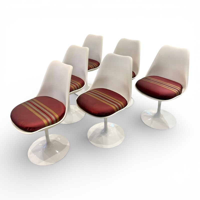 S 401 APO set of 6 tulip chairs by Eero Saarinen for Knoll