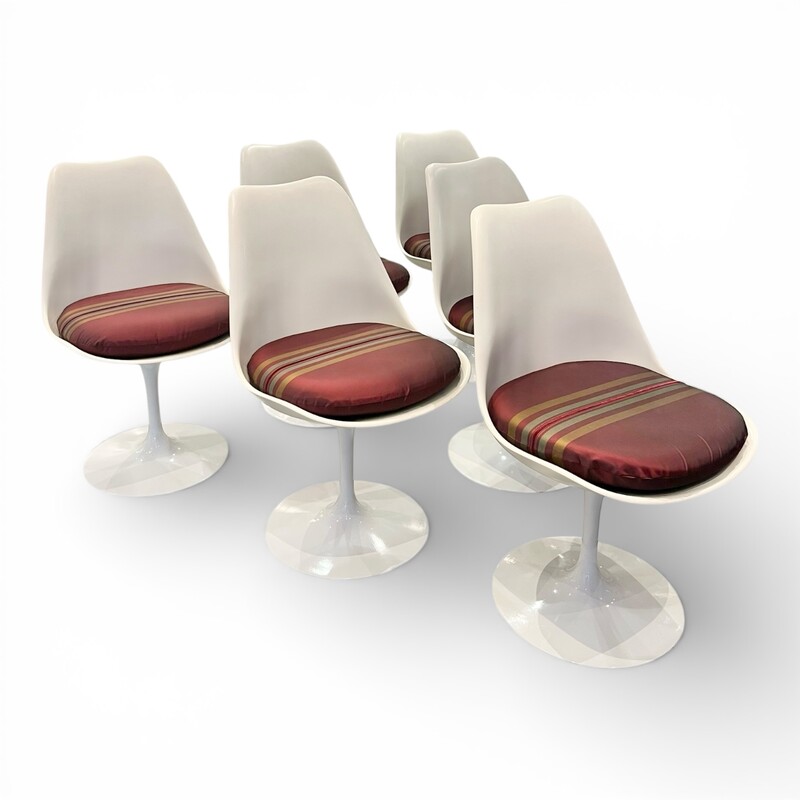 S 401 APO set of 6 tulip chairs by Eero Saarinen for Knoll