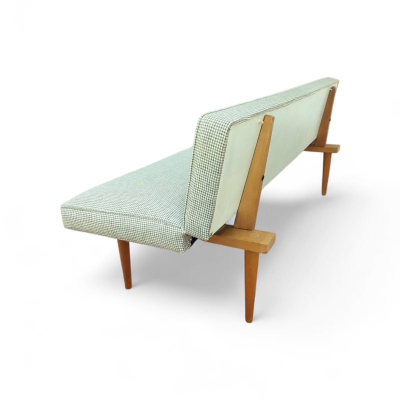 S 403 JC Ajustable sofa daybed 1960s,  new upholstery