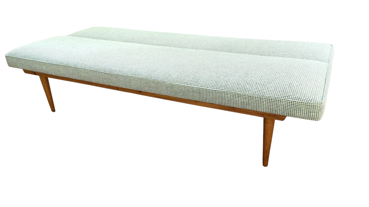 S 403 JC Ajustable sofa daybed 1960s,  new upholstery
