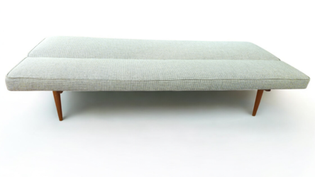 S 403 JC Ajustable sofa daybed 1960s,  new upholstery