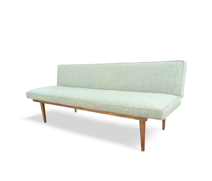 S 403 JC Ajustable sofa daybed 1960s,  new upholstery