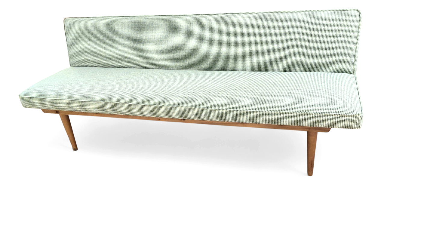 S 403 JC Ajustable sofa daybed 1960s,  new upholstery