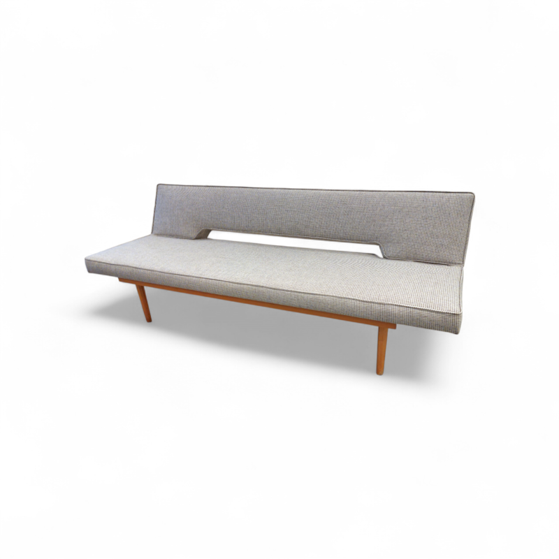 S 406 JC Ajustable sofa daybed 1960s,  new upholstery