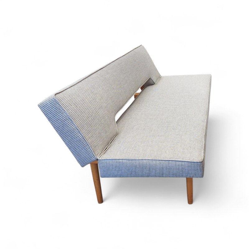 S 406 JC Ajustable sofa daybed 1960s,  new upholstery